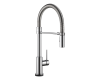Delta 9659T-DST Chrome Single Handle Pull-Down Spring Spout Kitchen Faucet with Touch2O Technology