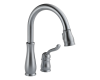 Delta 978-ARWE-DST Leland Arctic Stainless Single Handle Water Efficient Pull-Down Kitchen Faucet
