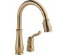 Delta 978-CZ-DST Leland Champagne Bronze Single Handle Pull-Down Kitchen Faucet