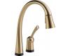 Delta 980T-CZ-DST Pilar Champagne Bronze Single Handle Pull-Down Kitchen Faucet With Touch2O Technology