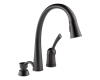 Delta 980T-RBSD-DST Pilar Venetian Bronze Single Handle Pull-Down Kitchen Faucet Featuring Touch2O