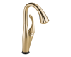 Delta 9992T-CZ-DST Addison Champagne Bronze Single Handle Pull-Down Bar/Prep Faucet With Touch2O Technology
