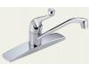 Delta 100-WF Classic Chrome Single Handle Kitchen Faucet