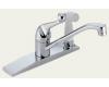 Delta 300-WF Classic Chrome Single Handle Kitchen Faucet