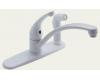 Delta 340-WHWF Signature White Single Handle Kitchen Faucet