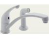 Delta 441-WHWF Signature White Single Handle Kitchen Faucet