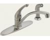 Delta 402-SSWF Sincerity Brilliance Stainless Single Handle Kitchen Faucet