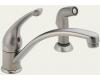 Delta 403-SSWF Sincerity Brilliance Stainless Single Handle Kitchen Faucet