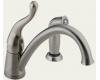 Delta Talbott 417-SSWF Brilliance Stainless Single Handle Kitchen Faucet