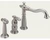 Delta Victorian 155-SSWF Brilliance Stainless Single Handle Kitchen Faucet