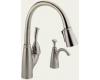 Delta Allora 989-SSSD-DST Brilliance Stainless Pull-Down Kitchen Faucet with Soap Dispenser