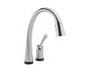 Delta 980T-DST Pilar Chrome Pull-Down Kitchen Faucet with Touch Technology