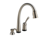 Delta 980T-SSSD-DST Pilar Brilliance Stainless Pull-Down Kitchen Faucet with Touch Technology