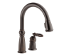 Delta 955-RB-DST Victorian Venetian Bronze Diamond Seal Technology Kitchen Pull Down Faucet