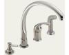 Delta Waterfall 174-SSWF Brilliance Stainless Single Handle Kitchen Faucet