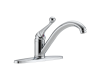 Delta 100-BH-DST Classic Chrome Single Handle Kitchen Faucet