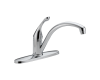 Delta 140-DST Collins Chrome Single Handle Kitchen Faucet