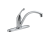Delta 140-WE-DST Collins Chrome Single Handle Kitchen Faucet