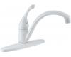 Delta 140-WH-DST Collins White Single Handle Kitchen Faucet