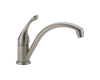 Delta 141-SS-DST Collins Brilliance Stainless Single Handle Kitchen Faucet