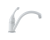 Delta 141-WH-DST Collins White Single Handle Kitchen Faucet