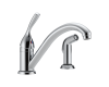 Delta 175-DST Classic Chrome Single Handle Kitchen Faucet with Spray