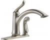 Delta 3353-SS-DST Linden Brilliance Stainless Single Handle Kitchen Faucet with Spray