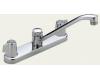 Delta 2100 Classic Chrome Two Handle Kitchen Faucet