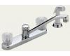 Delta 2402 Classic Chrome Two Handle Kitchen Faucet