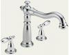 Delta 2255-LHP Victorian Chrome Two Handle Kitchen Faucet