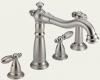 Delta Victorian 2256SS-216SS Brilliance Stainless Two Handle Kitchen Faucet
