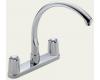 Delta 2174 Waterfall Chrome Two Handle Kitchen Faucet