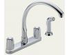 Delta 2474 Waterfall Chrome Two Handle Kitchen Faucet