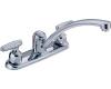 Delta 2100-HDF HDF Chrome Two Handle Kitchen Faucet