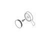 Delta RP51309SS Lahara Stainless 17T Series Temperature Control Handle Assembly Delta RP51309SS Lahara Stainless 17T Series Temperature Control Handle Assembly