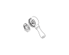 Delta RP51425SS Leland Stainless Volume Handle Assembly Delta RP51425SS Leland Stainless Volume Handle Assembly