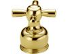 Delta H26PB NeoStyleOld Brilliance Polished Brass Metal Cross Handle Set