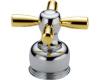 Delta NeoStyleOld H36CB Chrome & Brilliance Polished Brass Metal Cross Handle