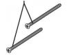 Delta RP196PN Polished Nickel Escutcheon Screws Delta RP196PN Polished Nickel Escutcheon Screws