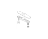 Delta RP70714 Chrome Part - Escutcheon With Baseplate And Nuts
