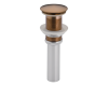 Delta RP72413BZ Brushed Bronze Push Pop-Up - Less Overflow