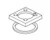 Delta RP75410 Chrome Spout Base, Gasket 