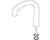 Delta RP42340SS Stainless Spout, Pex Tube, Clip & O-Ring