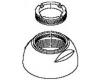 Delta RP16399WH White Cap Assembly with Adj Ring Delta RP16399WH White Cap Assembly with Adj Ring