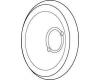 Delta RP21633NN Pearl Nickel Tub & Shower Escutcheon