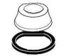 Delta RP32543WH Waterfall Pull-Outs White Base & Gasket