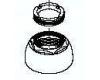Delta RP50NN Pearl Nickel Cap Assembly with Adj Ring Delta RP50NN Pearl Nickel Cap Assembly with Adj Ring