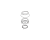 Delta RP60979 Chrome Trim Ring, Base And Gasket