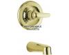 Delta T13120-PBLTS Polished Brass Tub/Shower Faucet