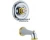 Delta Botanical-Azalea T14180-CBLHP Chrome/Brass Tub/Shower Faucet